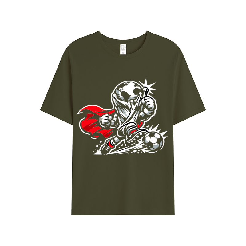 T-shirt Unaufhaltsames Wappen im goldenen Glanz