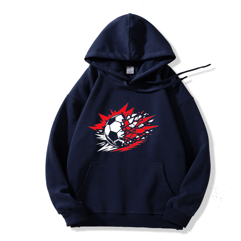Hoodie Unaufhaltsame Typo im Flutlichtwirbel