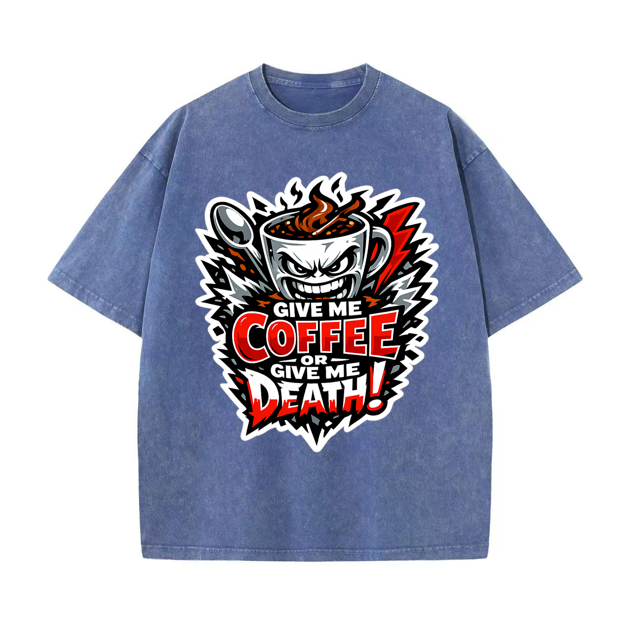 T-shirt Espresso Riot Emblem für Kaffee-Liebhaber