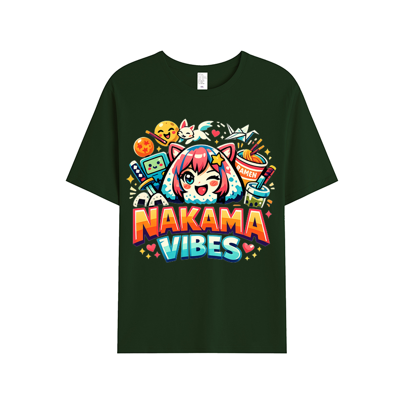 T-Shirt Nakama Vibes – Anime Freundschafts-Design