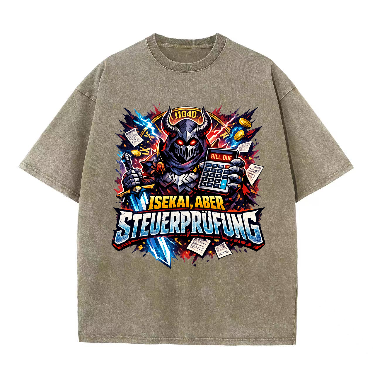 T-Shirt Isekai Steuerprüfung Chaos