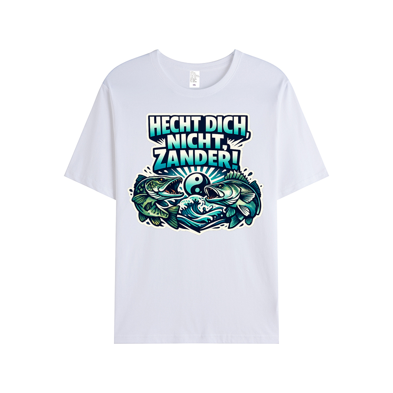 T-Shirt Hecht dich nicht, Zander! Spaß am Wasser