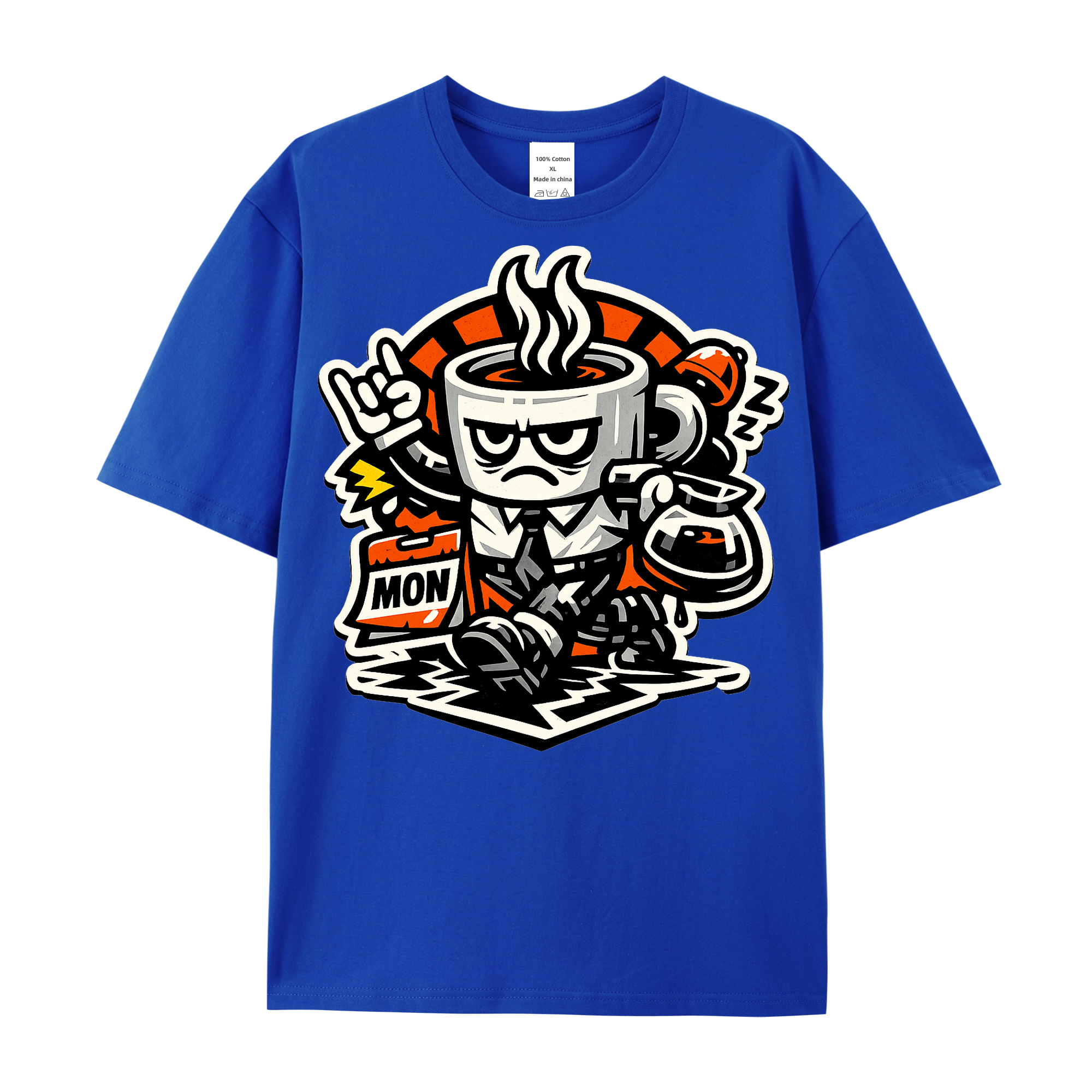 T-shirt Kaffeepanzer Montag - gewappnet für den Büroalltag