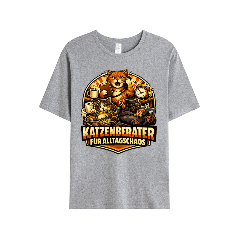 T-Shirt Chaos-Katze: Dein Alltagsberater