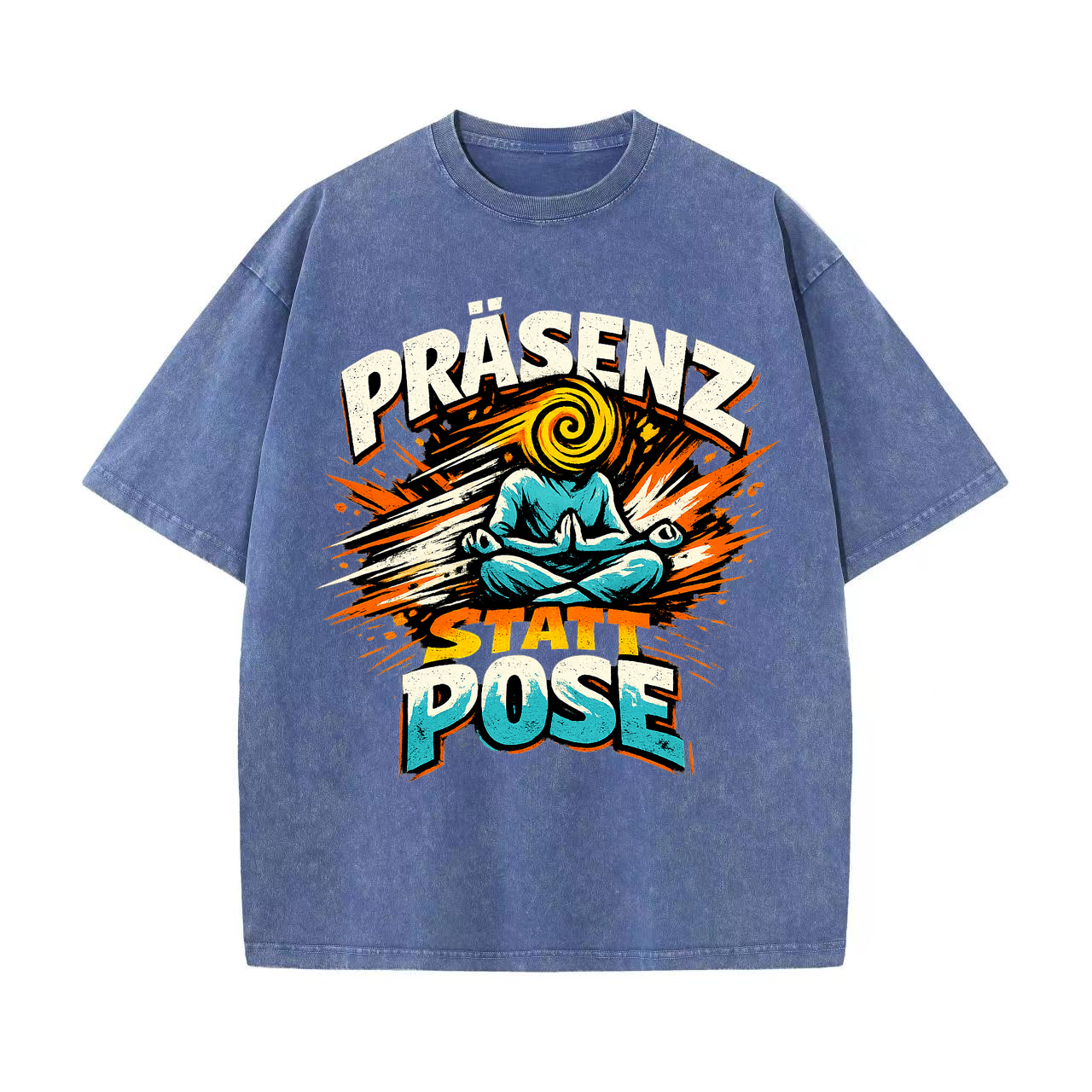 T-Shirt Präsenz statt Pose – Yoga Inspiration für innere Ruh