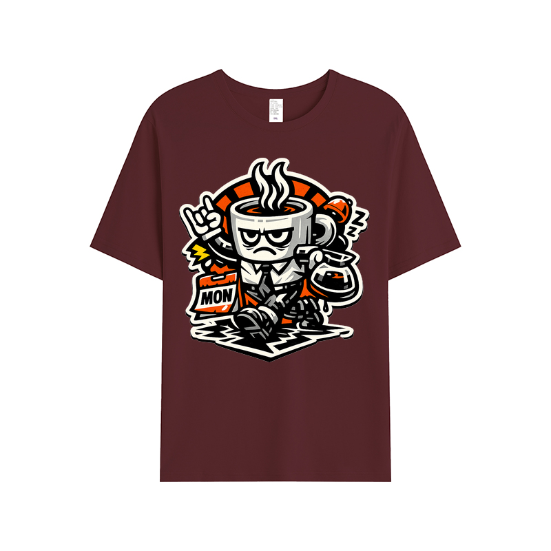 T-shirt Kaffeepanzer Montag: Start frei für den Büro-Alltag