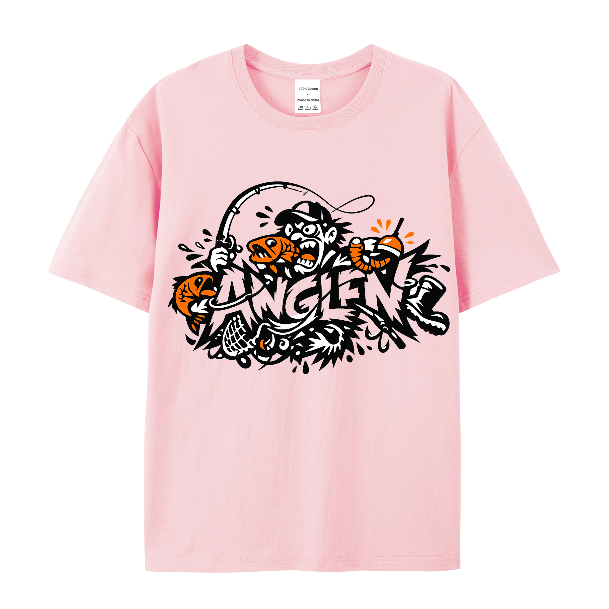 t-shirt Angelglück am Wasser