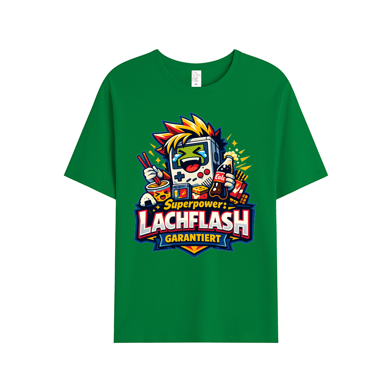 T-Shirt Lachflash Superpower Anime Edition