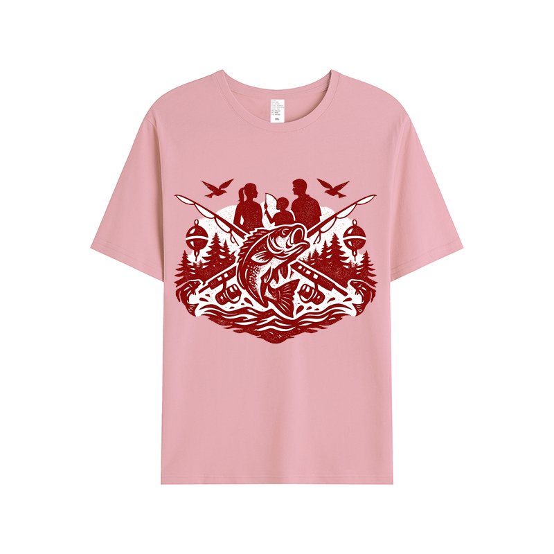 T-Shirt Anglerherz im Wellenrausch