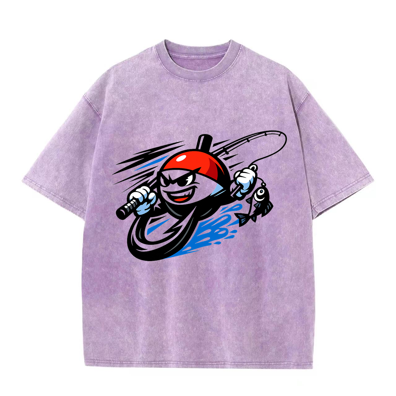 t-shirt Angelglück am Wasser