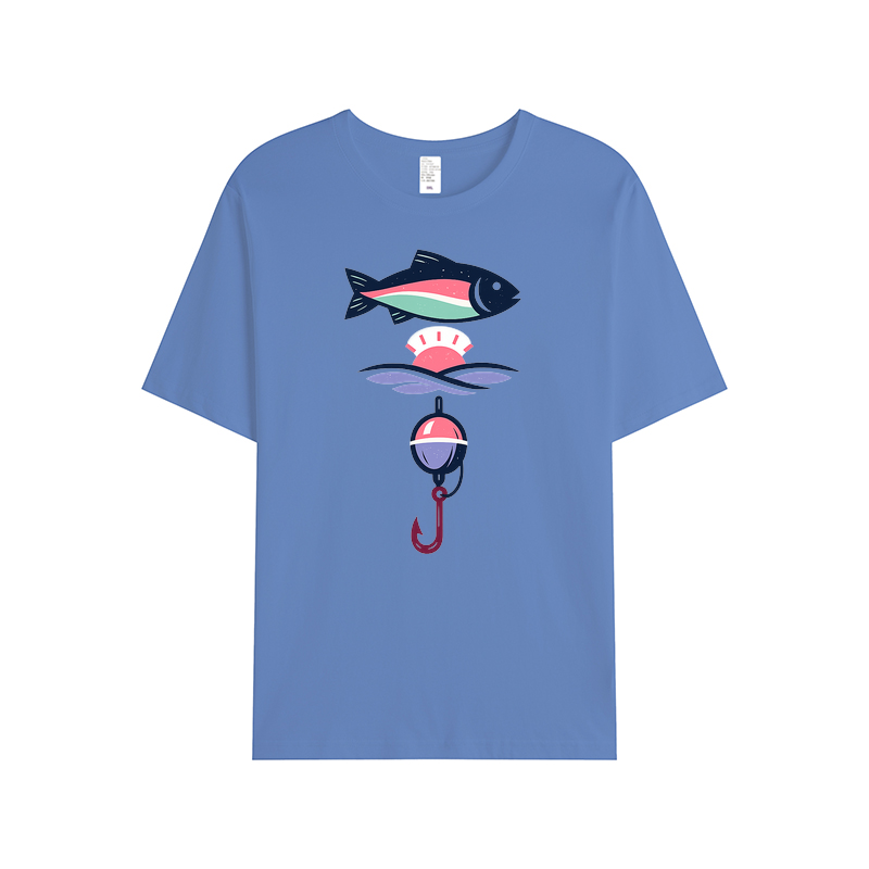 T-Shirt Anglerherz im Netz der Leidenschaft