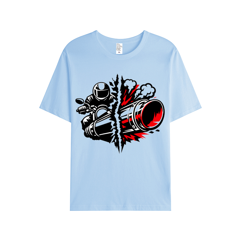 T-shirt Auspuff-Ikone Vintage Parodie