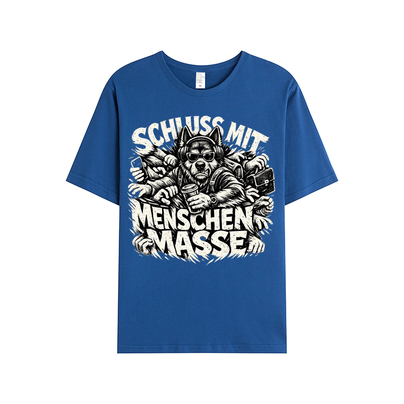 T-Shirt Schluss Mit Menschenmasse Hundeliebe