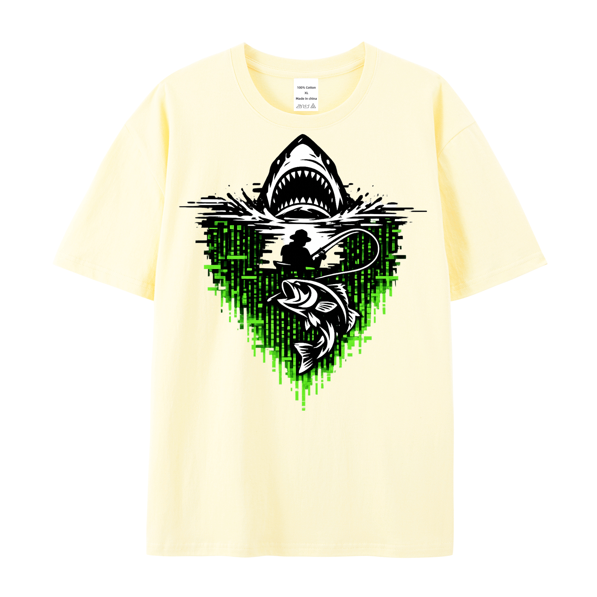 t-shirt Angelglück am Wasser