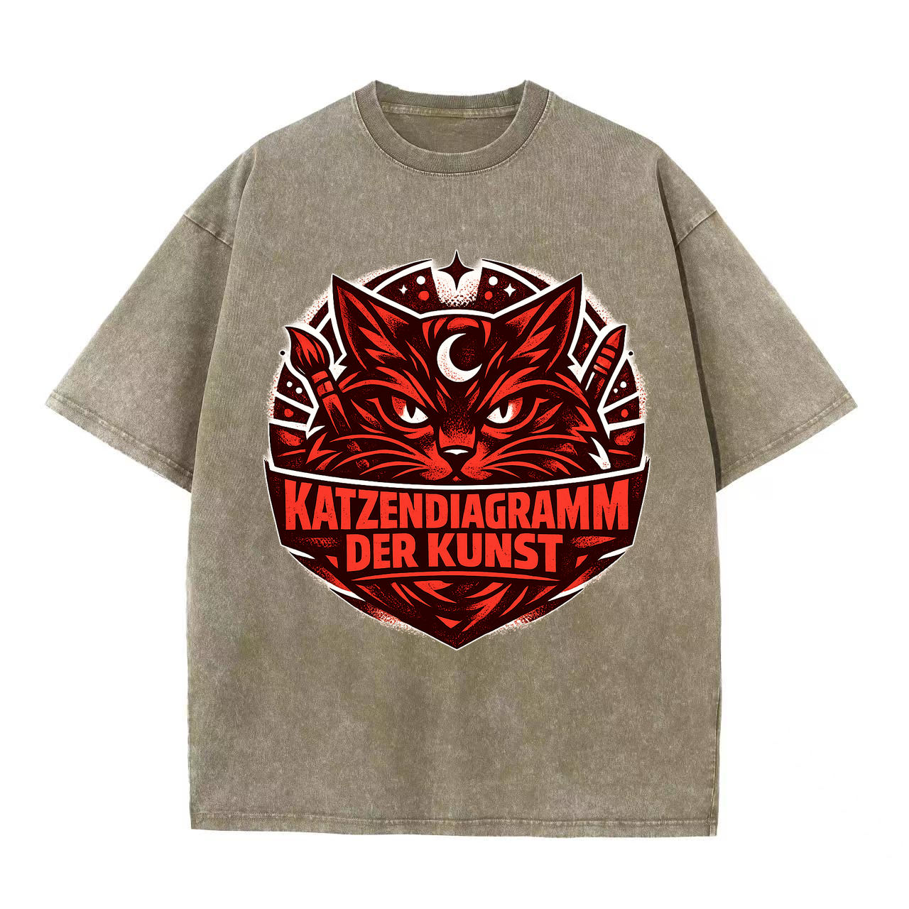 T-Shirt Kunstvolle Mieze