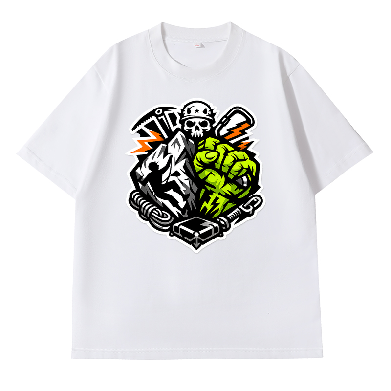 T-Shirt Granit Flux Rune – Kletterrunen im Fels