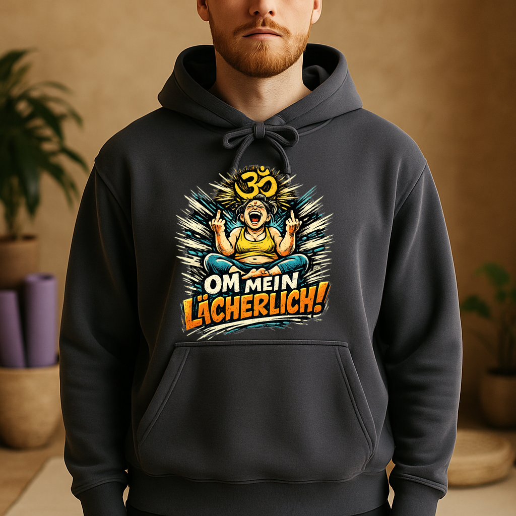 Hoodie Om My Laughter - Yoga Spaß & Entspannung Style