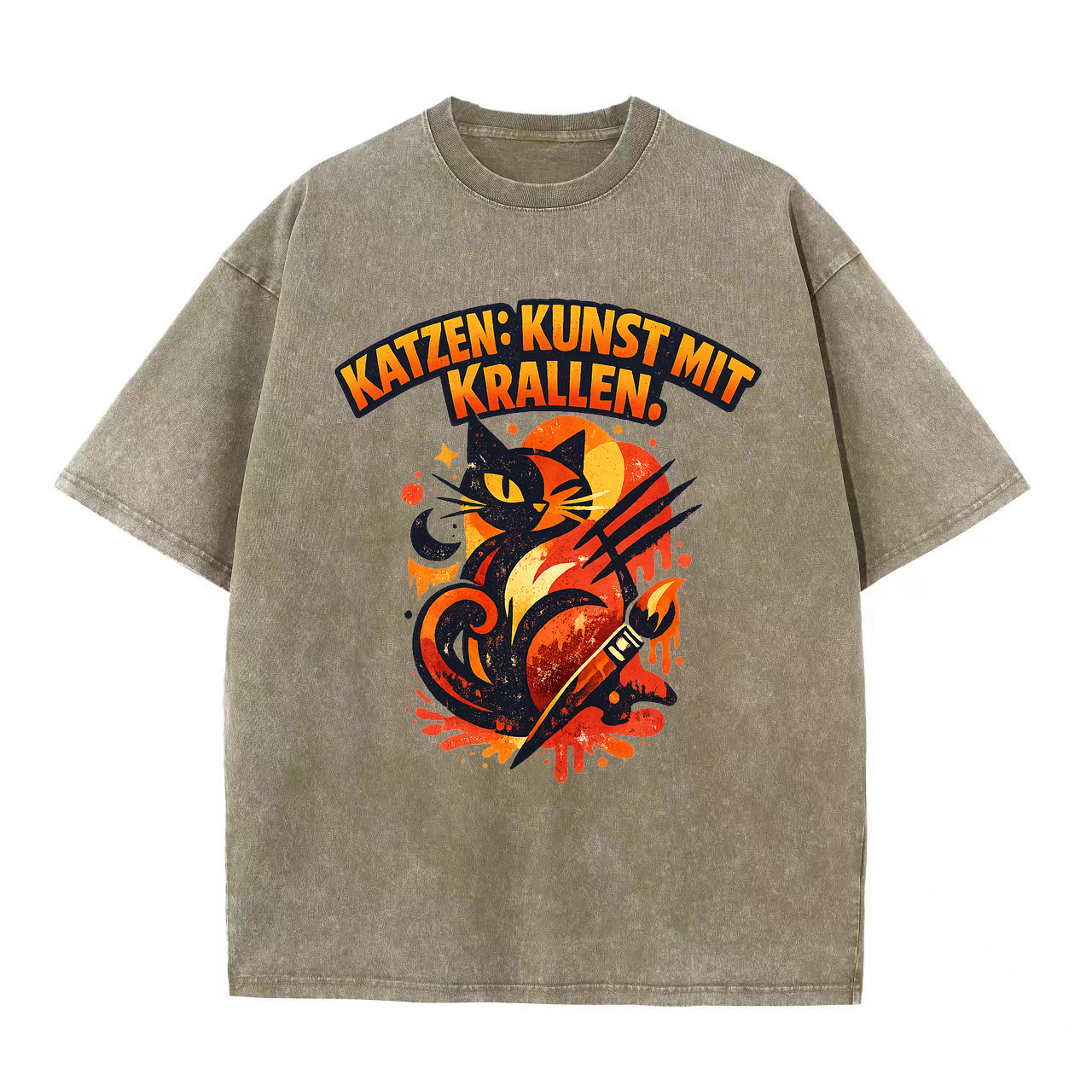 T-Shirt KrallenKunst für Katzenliebhaber