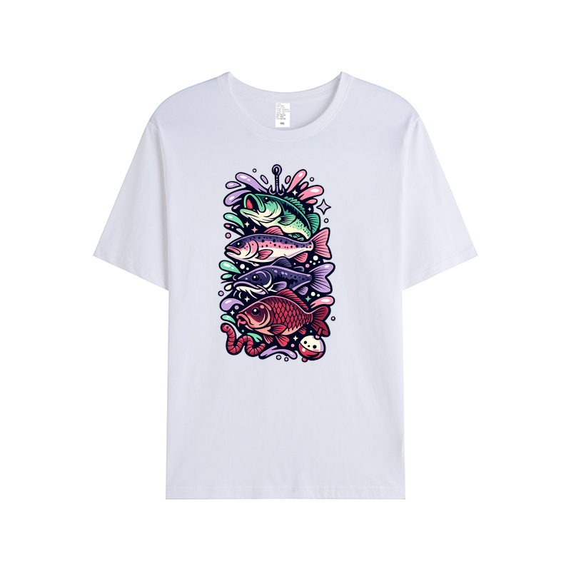 T-Shirt Anglerherz im Wellenrausch