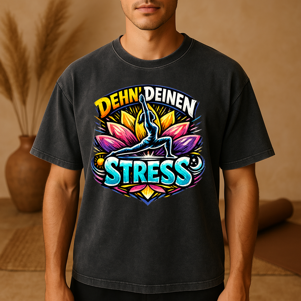 T-Shirt Stretch Your Stress Yoga Flow