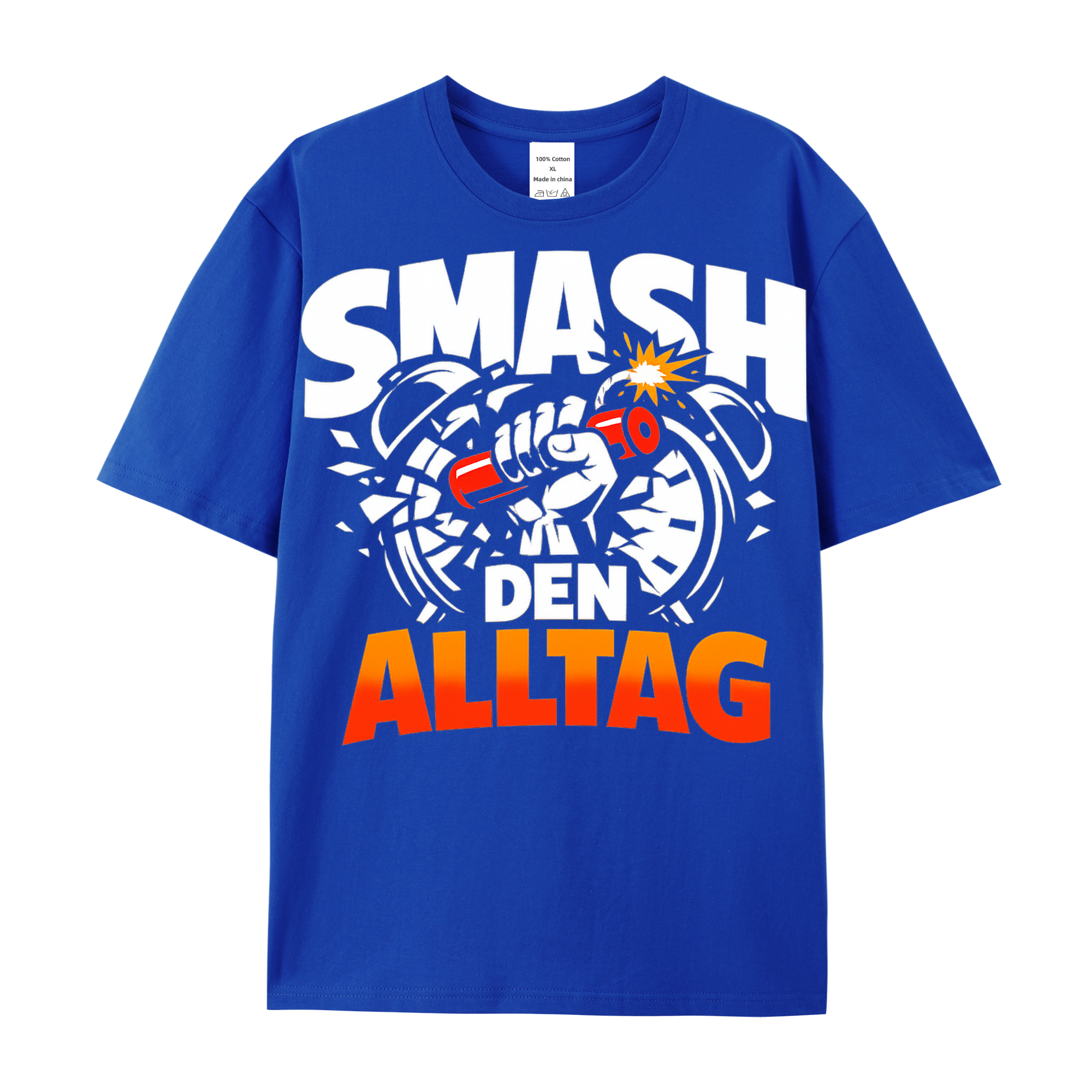 T-shirt Smash-Modus Aktiv: Alltag zerbricht im Licht