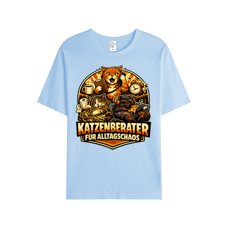 „Katzenberater für Alltagschaos“ t-shirt