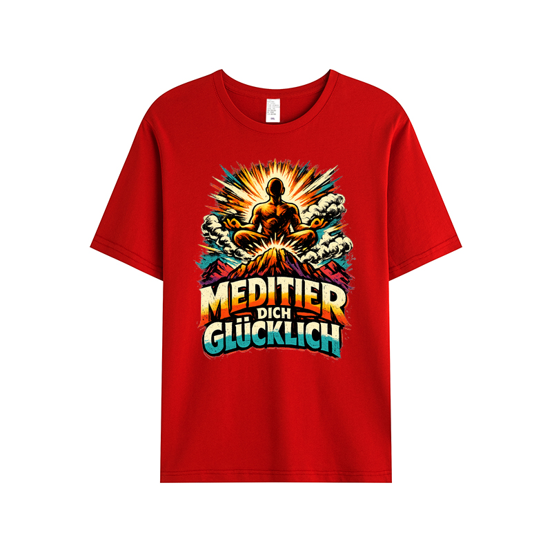 T-Shirt Glücksmeditation Yoga Shirt