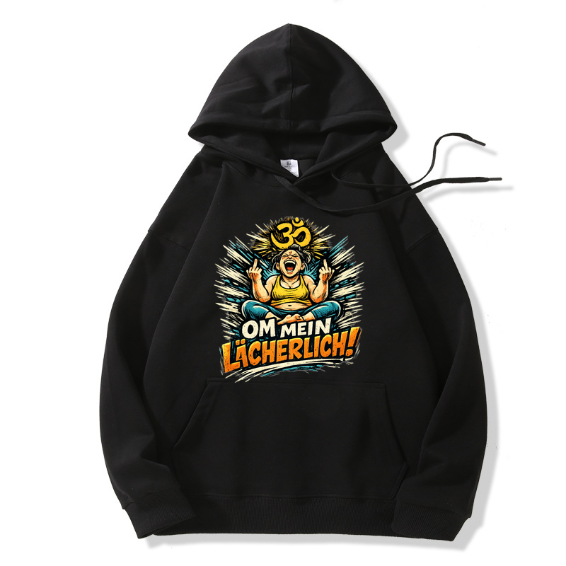 Hoodie Om My Laughter - Yoga Spaß & Entspannung Style