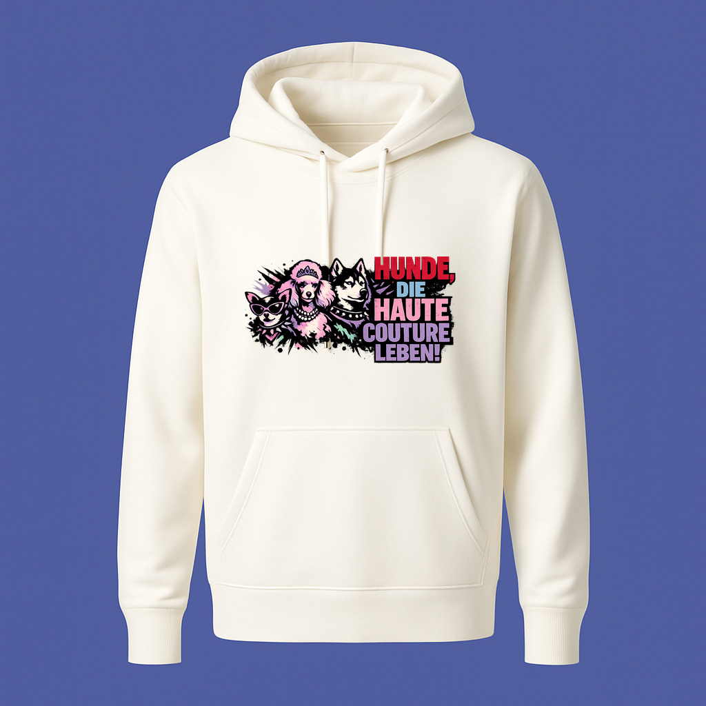 Hoodie Pfoten Couture Eleganz