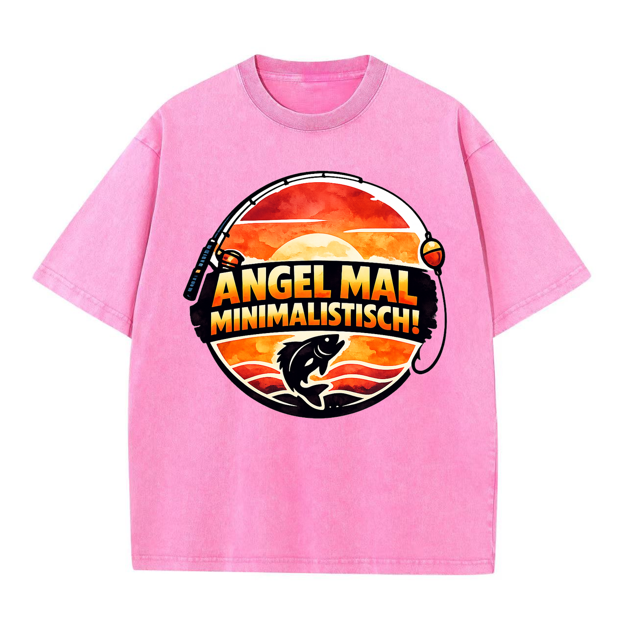 T-Shirt Minimalistischer Anglerzauber