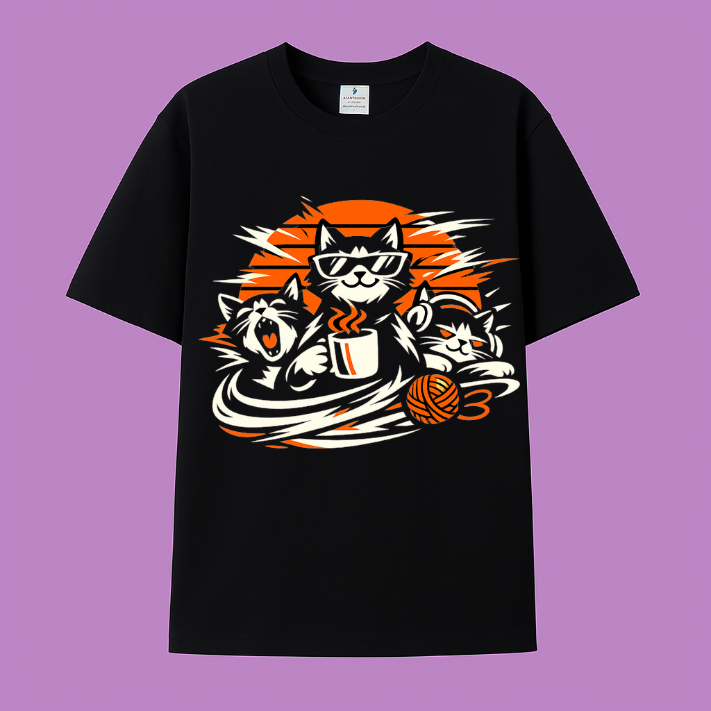 T-Shirt Katzenliebe Pur