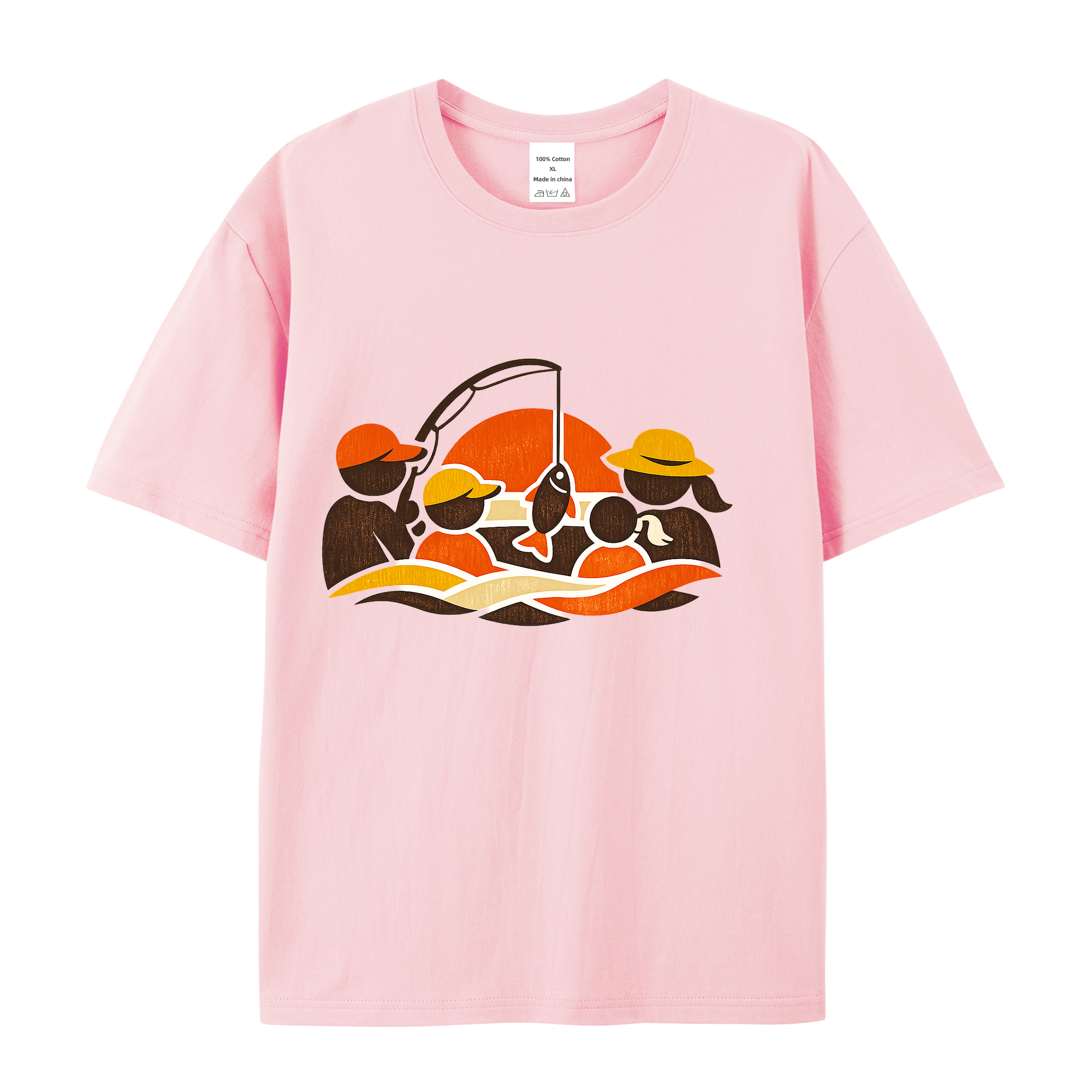 T-Shirt Anglerherz Abenteuer