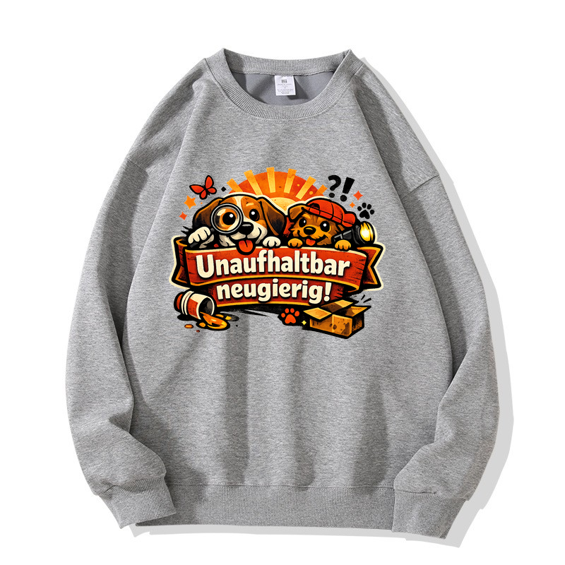 Sweatshirt Neugierige Pfotenpower