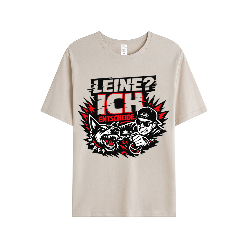 T-shirt Leine? Ich entscheide. Hundeliebe Edition
