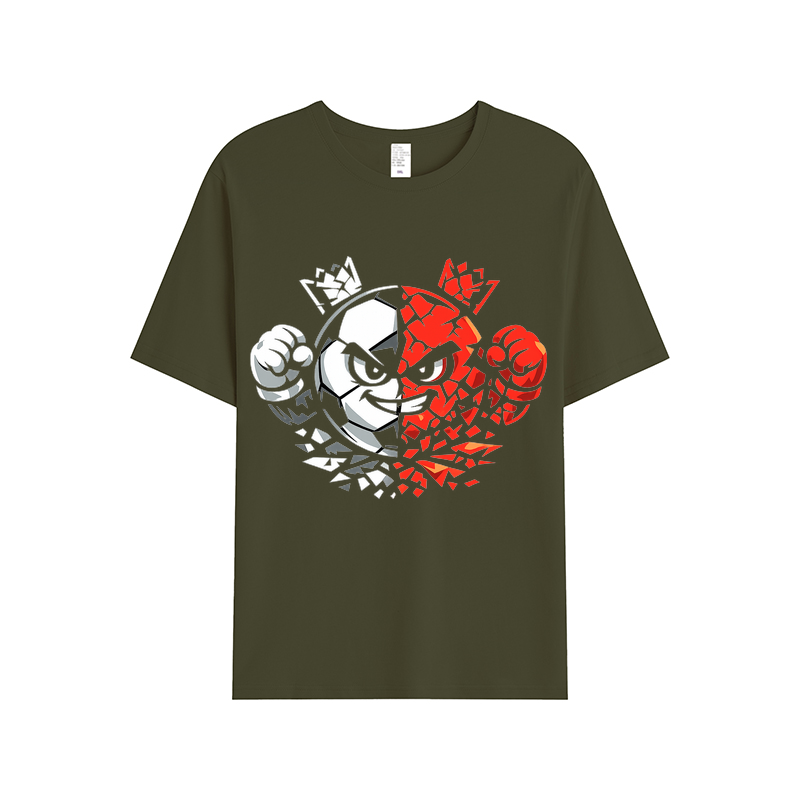 T-shirt Stolzer Wirbelgeist im Fußballwirbel