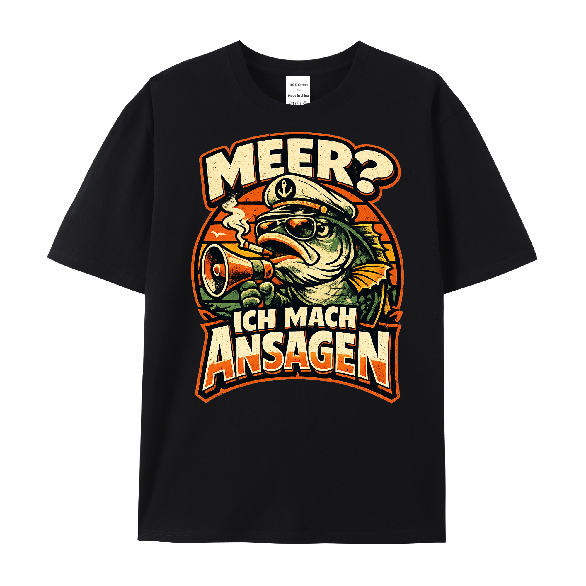 T-Shirt Meer Ansagen Angler Style