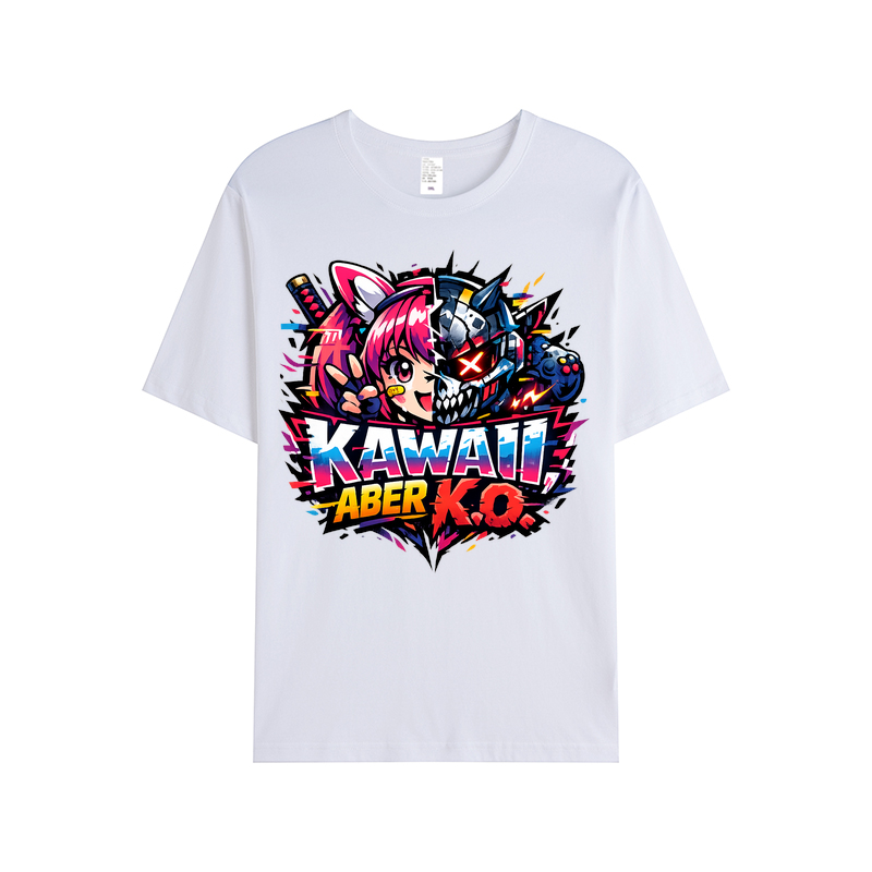 T-Shirt Kawaii K.o. Anime Vibes