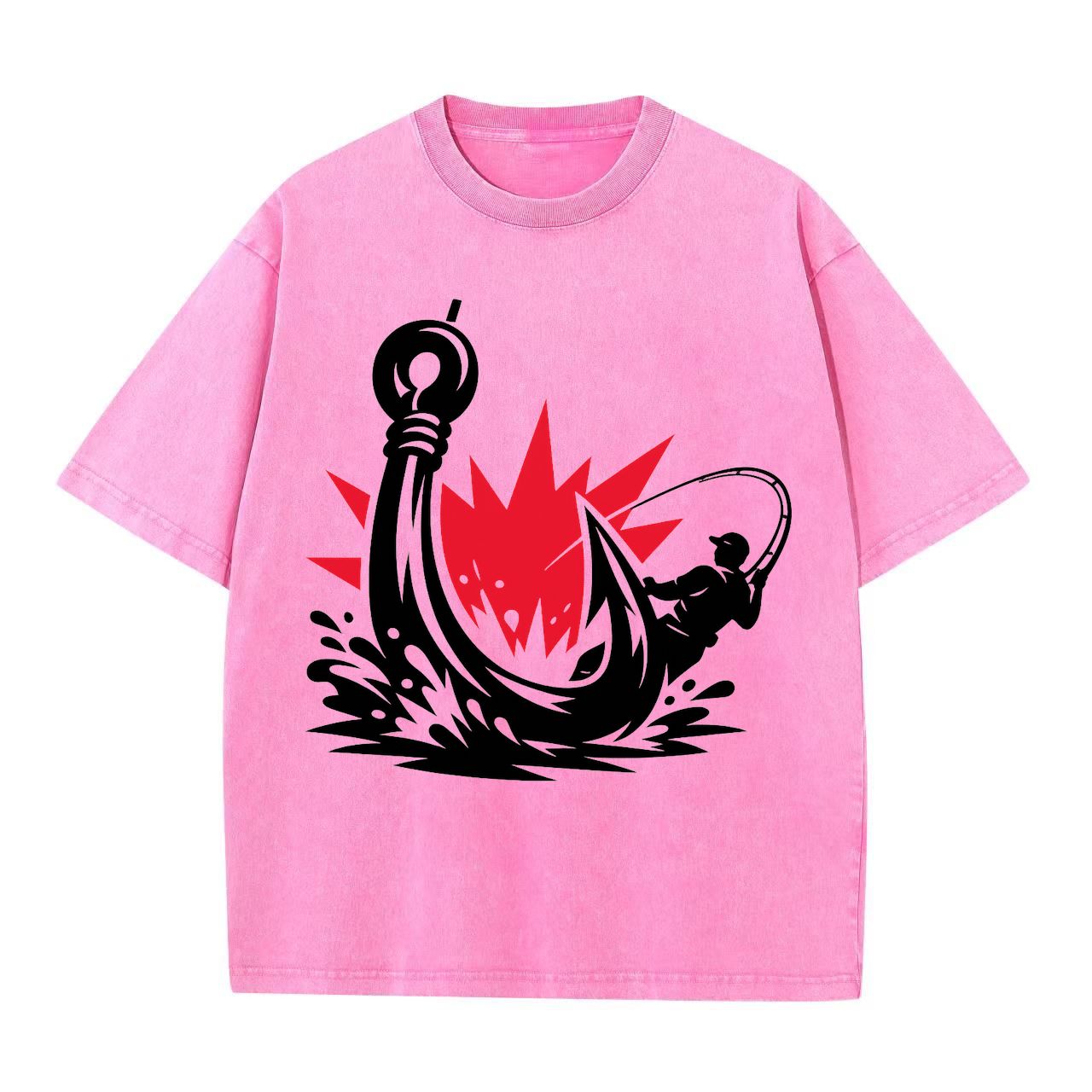 t-shirt Angelkönig am Wasser