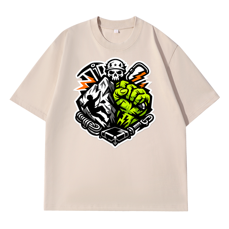 T-Shirt Granit Flux Rune – Kletterrunen im Fels