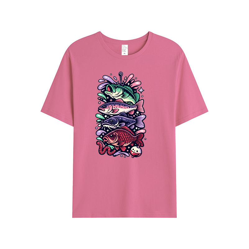 T-Shirt Anglerherz im Wellenrausch