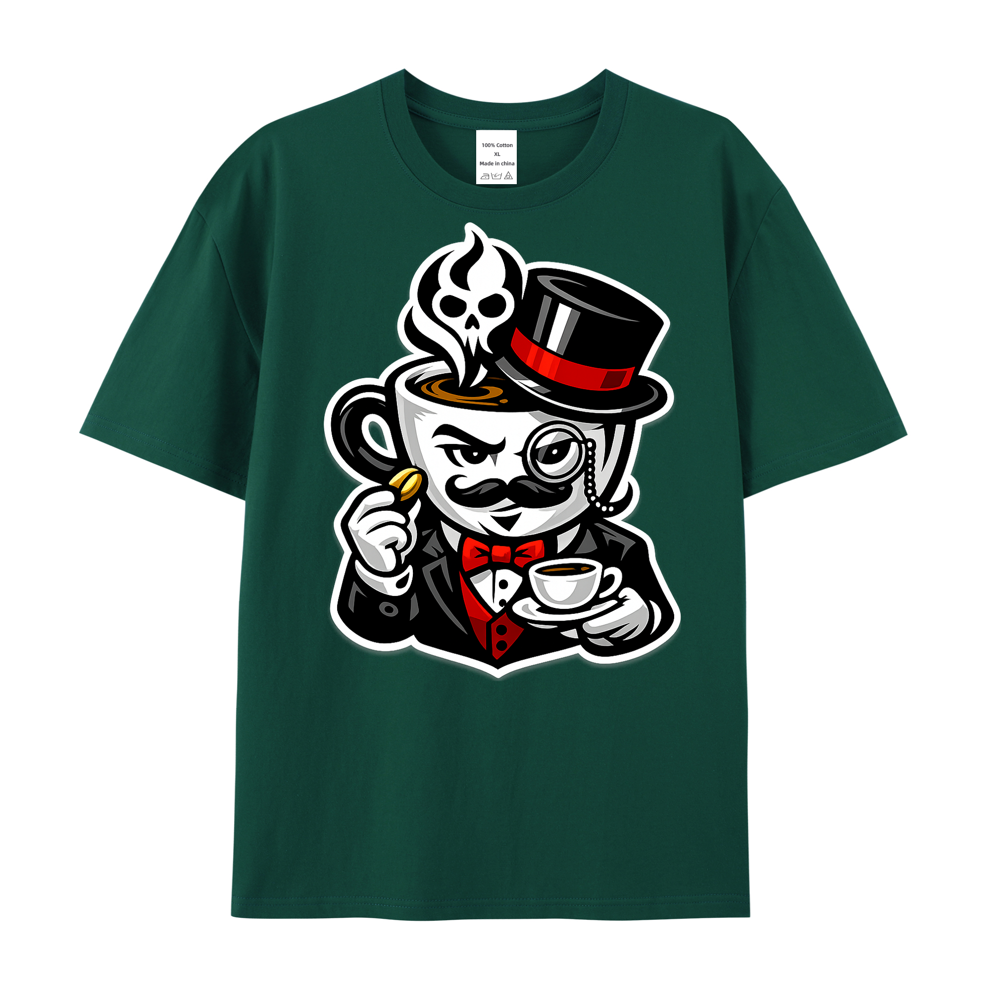 T-shirt Velvet Roast Crest: Kaffeegenuss pur