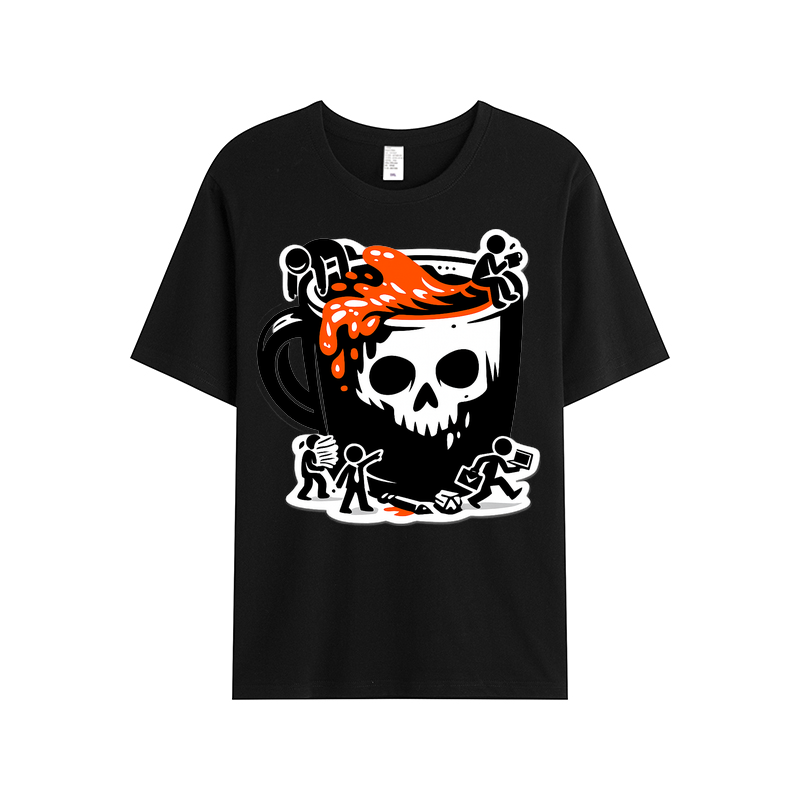 T-shirt Kaffeekollaps Kollegen Büroopfer