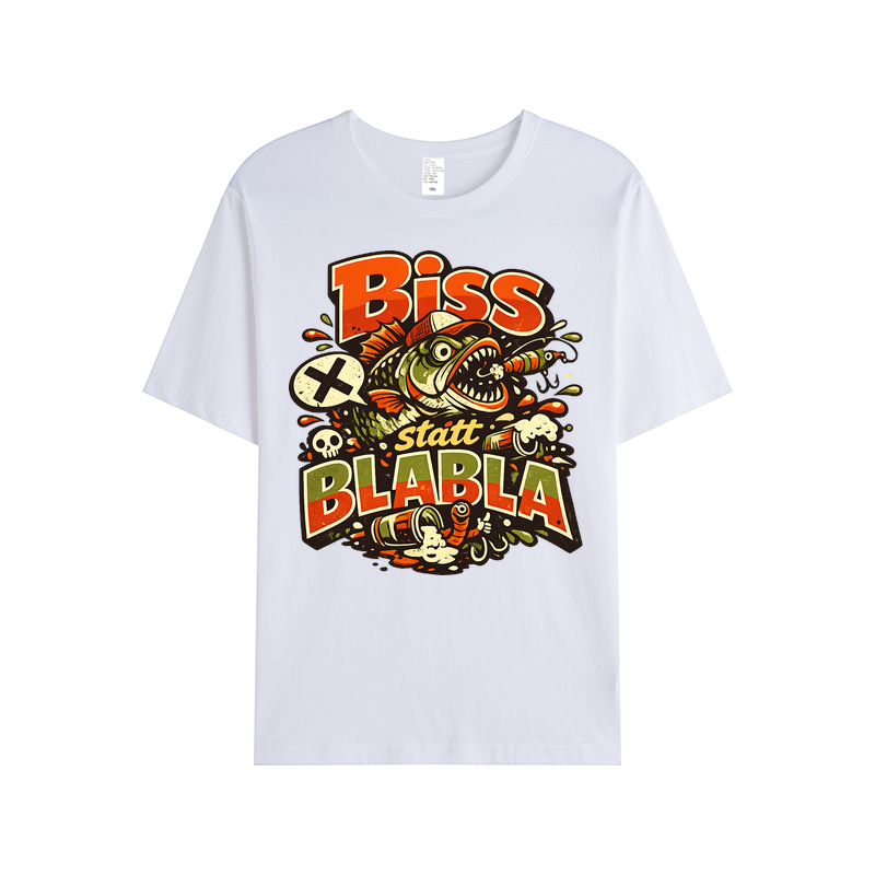t-shirt Biss statt Blabla Anglerstyle