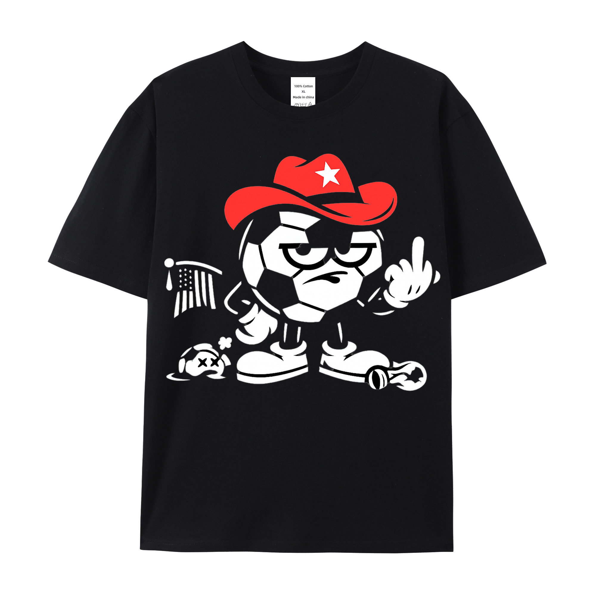 T-shirt Weltmeister-Warnsignal für Heldenhaut