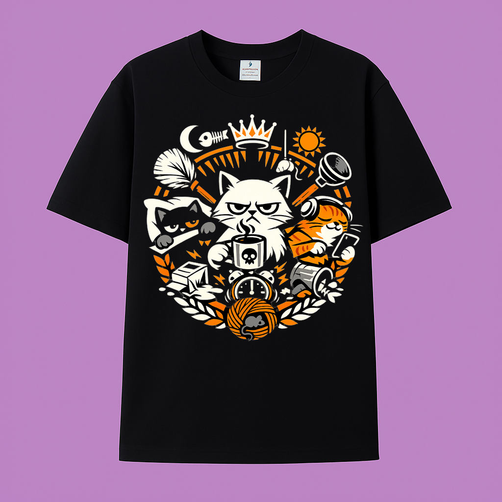 T-Shirt Schnurrglück Katzenliebe