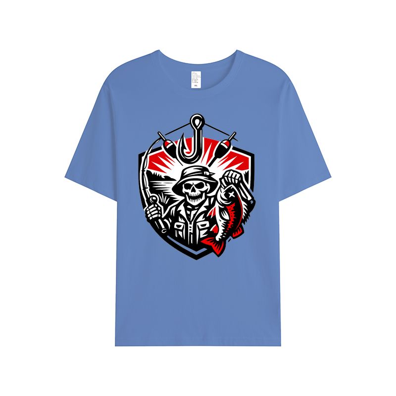 T-Shirt Angelglück am Wasser