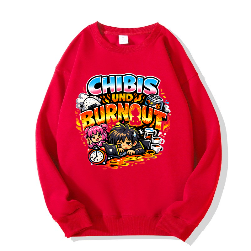 Sweatshirt Chibi Burnout Bliss