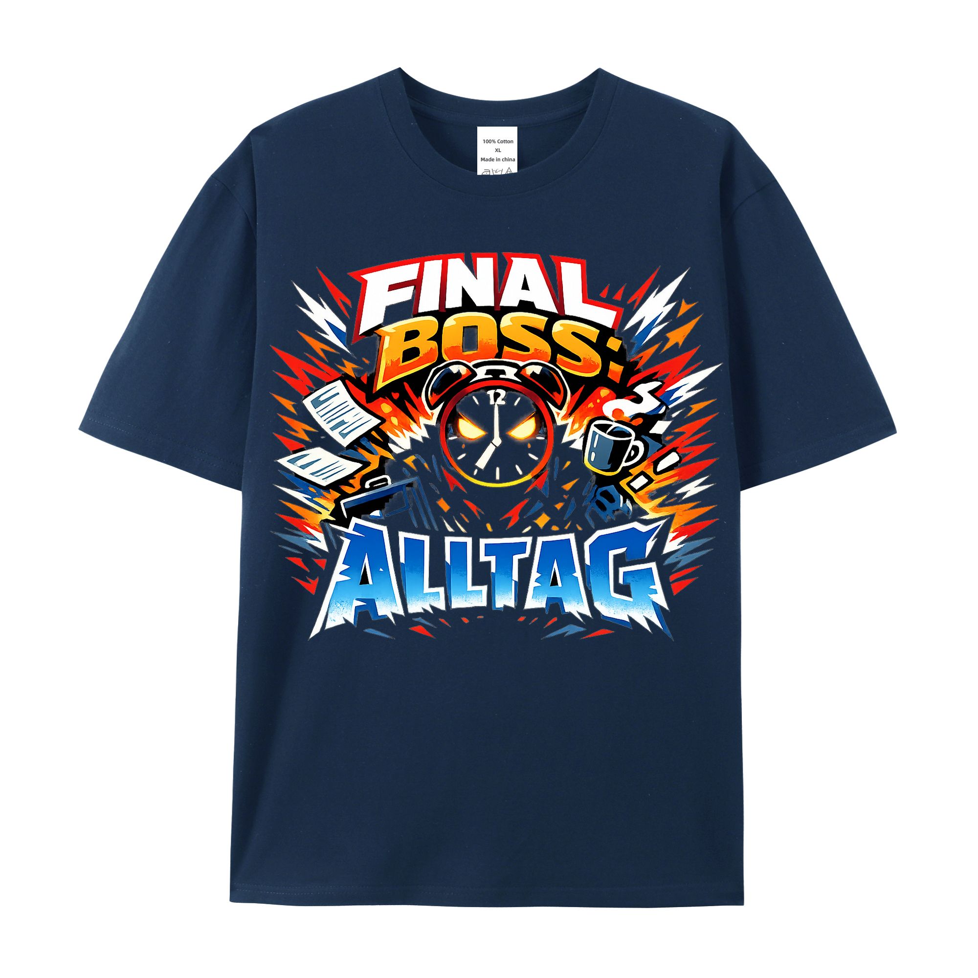 T-Shirt Final Boss Alltag Anime Style