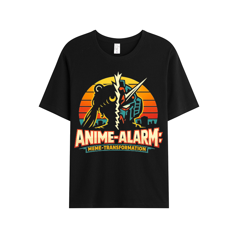 T-Shirt Anime-Alarm: Meme-Transformation