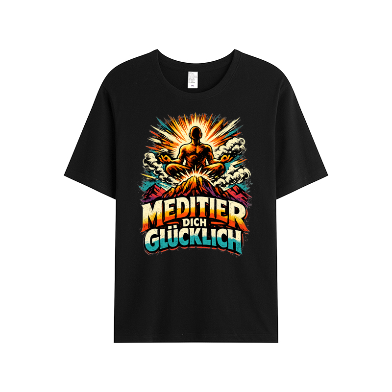 T-Shirt Glücksmeditation Yoga Shirt